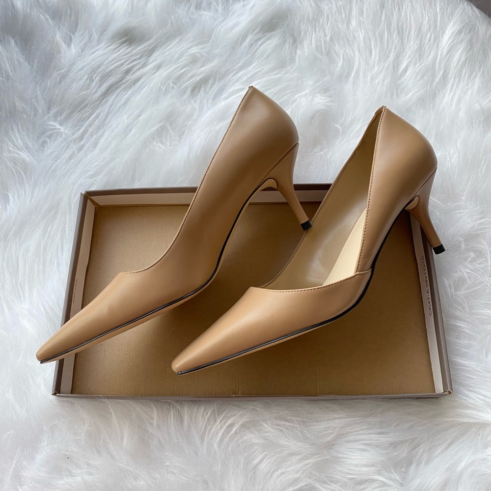 Charles & Keith D’orsay Heels - Camel
